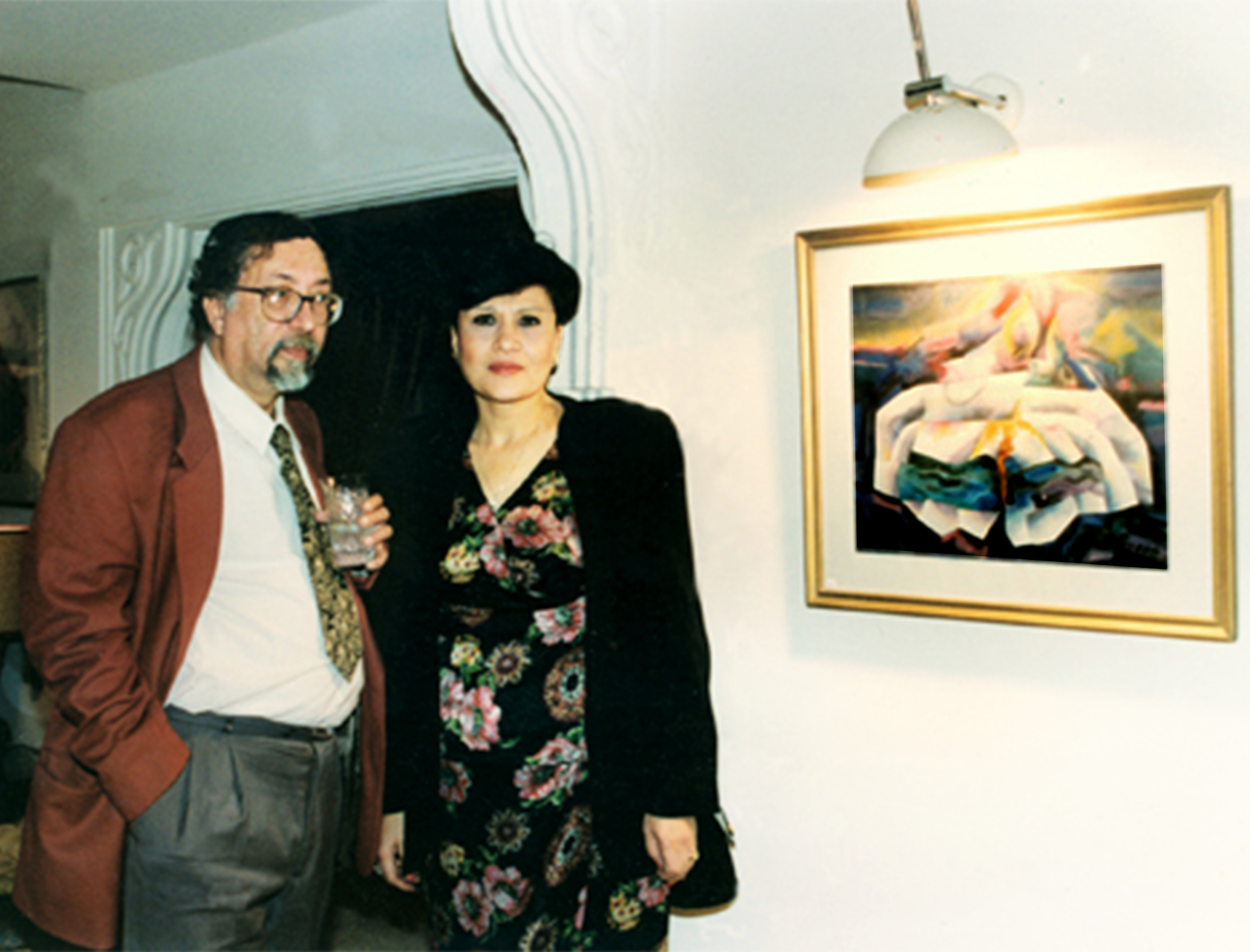 Rizkallah with his wife – Rizkallah Arts